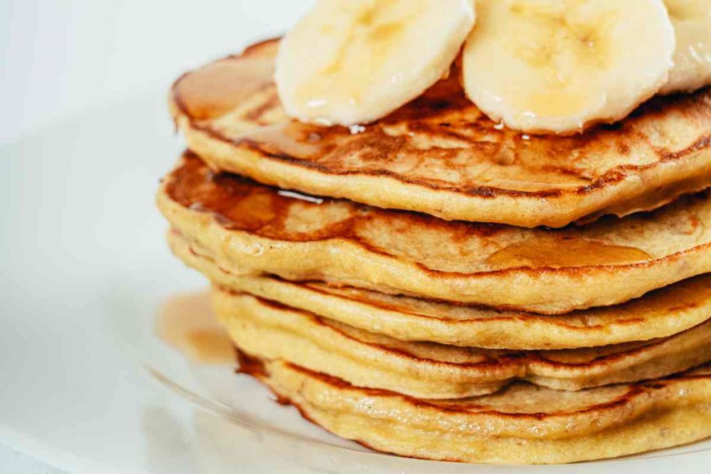 Pancake con le banane senza zucchero