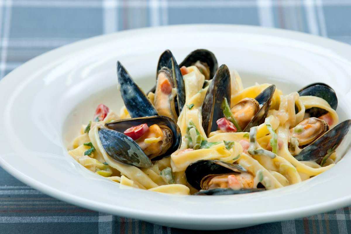 Pasta con le cozze