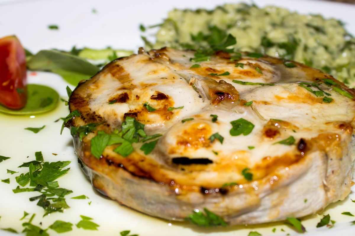 Pesce spada salmoriglio