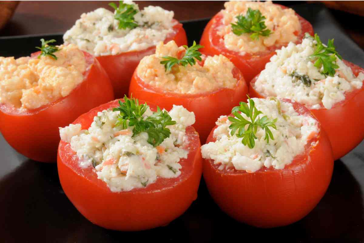 Pomodori ripieni freddi