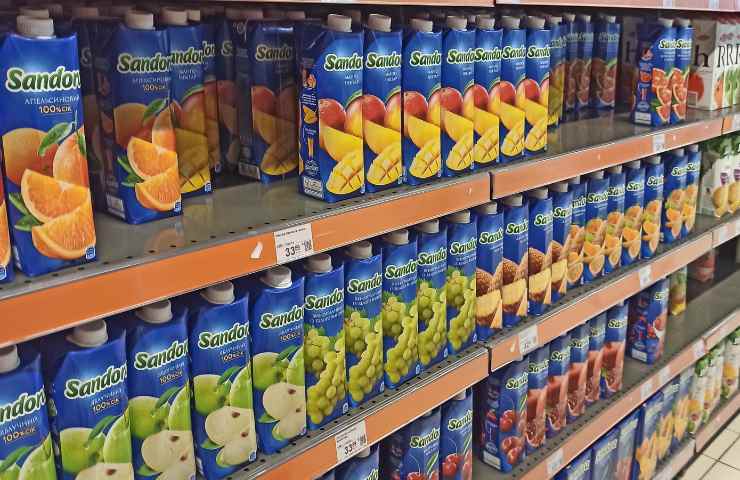 Succhi di frutta commerciali