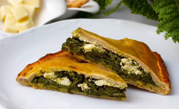 torta salata formaggio e spinaci