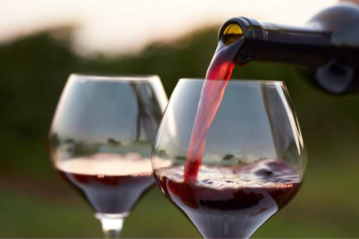 due calici di vino