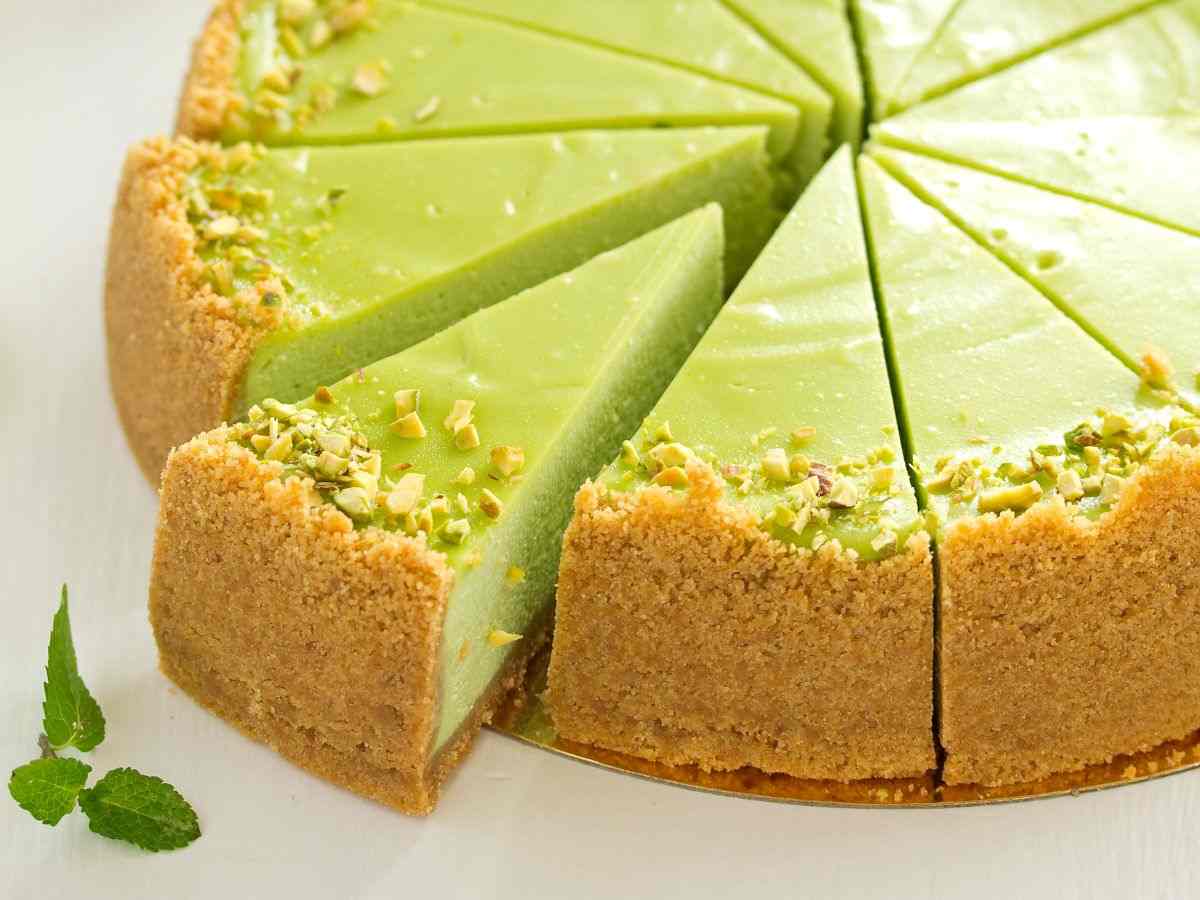 cheesecake con pistacchio