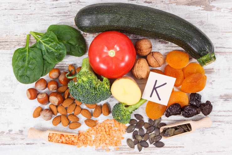 alimenti vari con potassio
