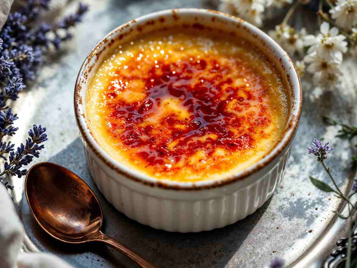 ciotola con crema catalana