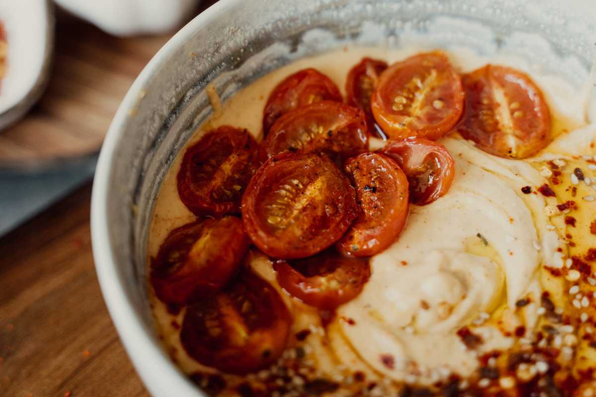 crema di fagioli e pomodori