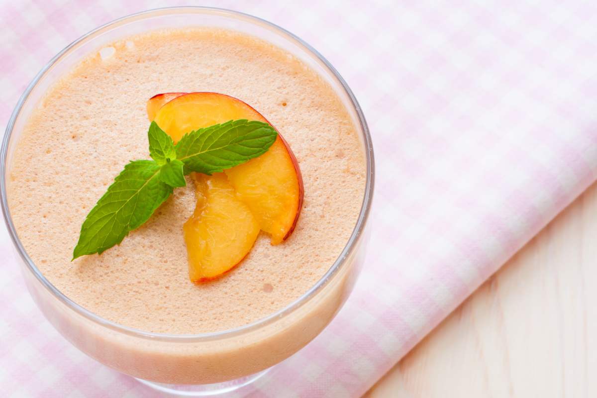 mousse alle pesche