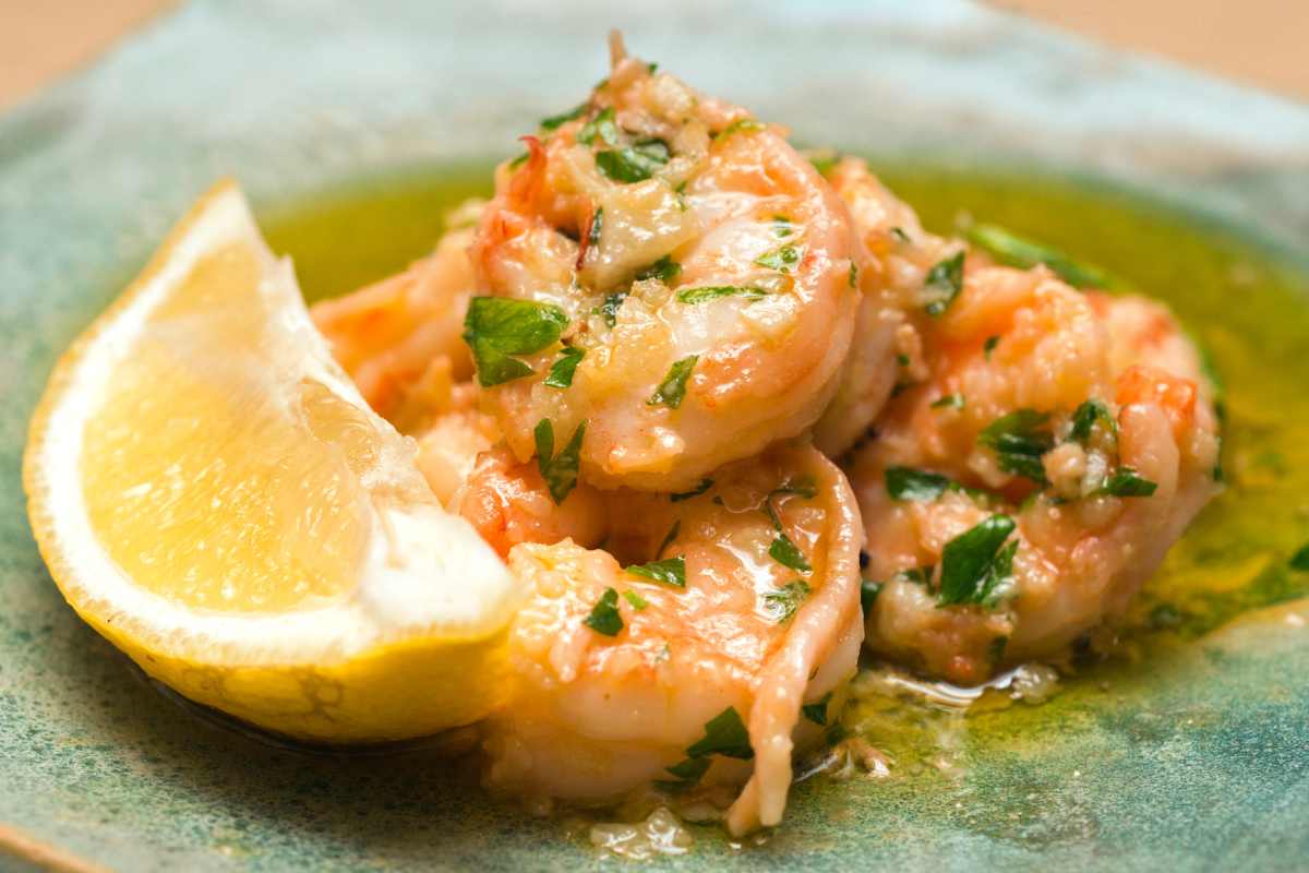 gamberoni al limone