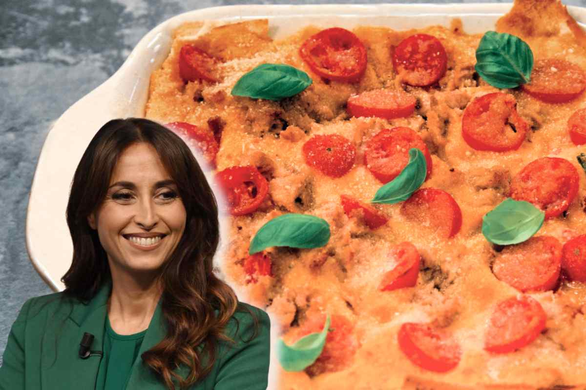 lasagna di pane carasau Benedetta Parodi