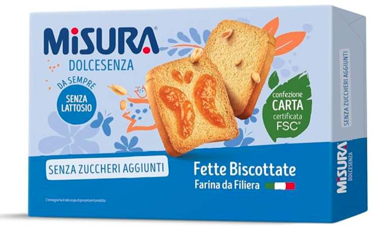 fette biscottate Misura Dolcesenza
