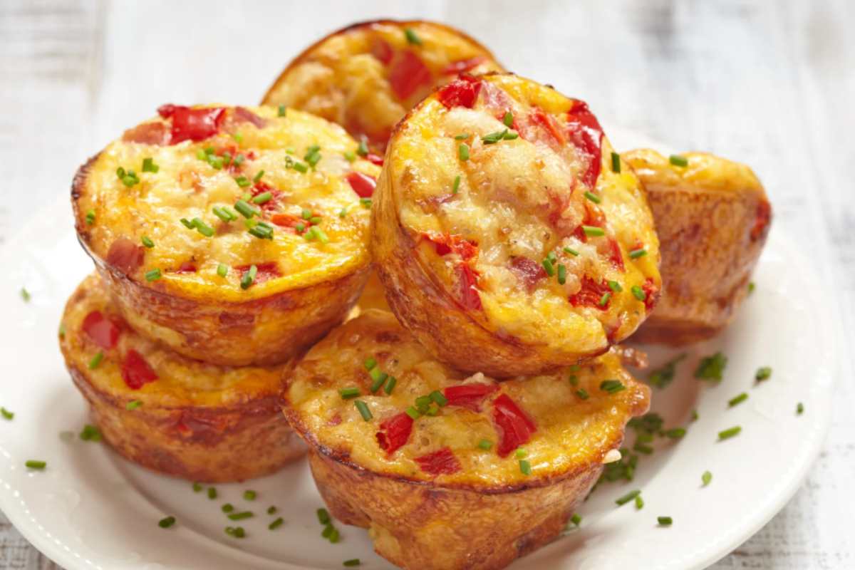 muffin salati al pomodoro