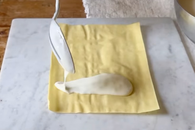 sfoglia pasta con besciamella