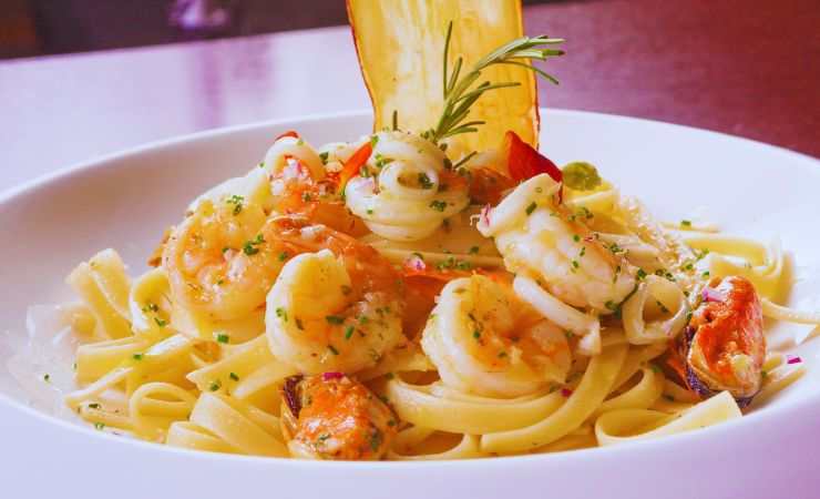 pasta coi gamberi