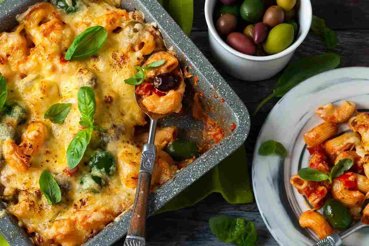 pasta al forno filante