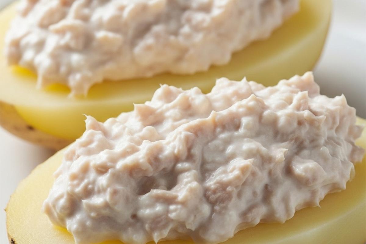 patate ripiene con crema di tonno
