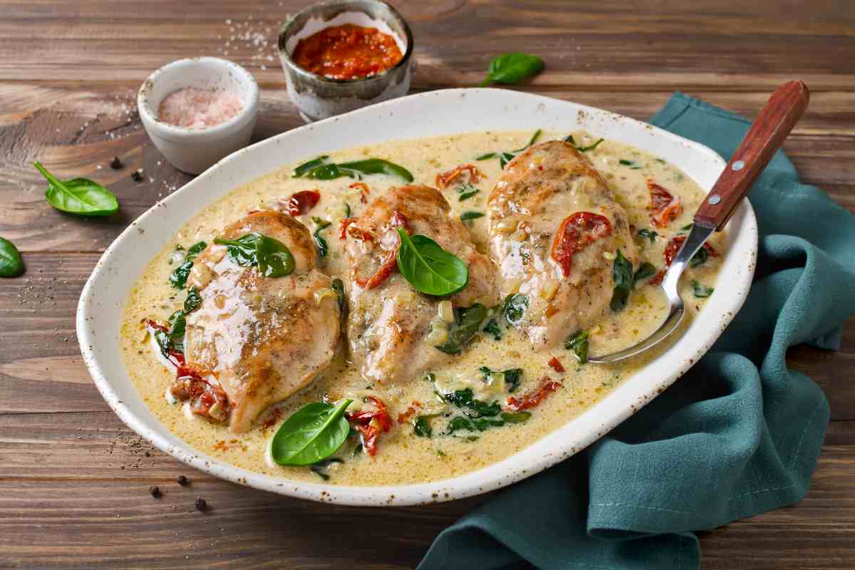 pollo al latte