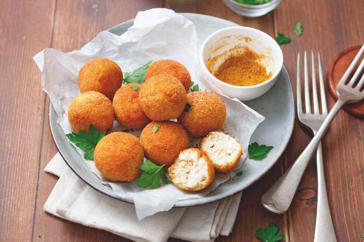 polpette fritte di ricotta