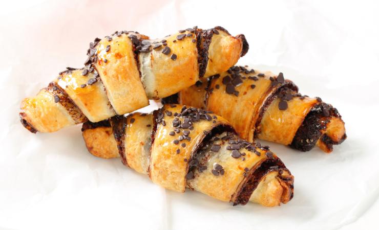 brioche con gocce di cioccolato