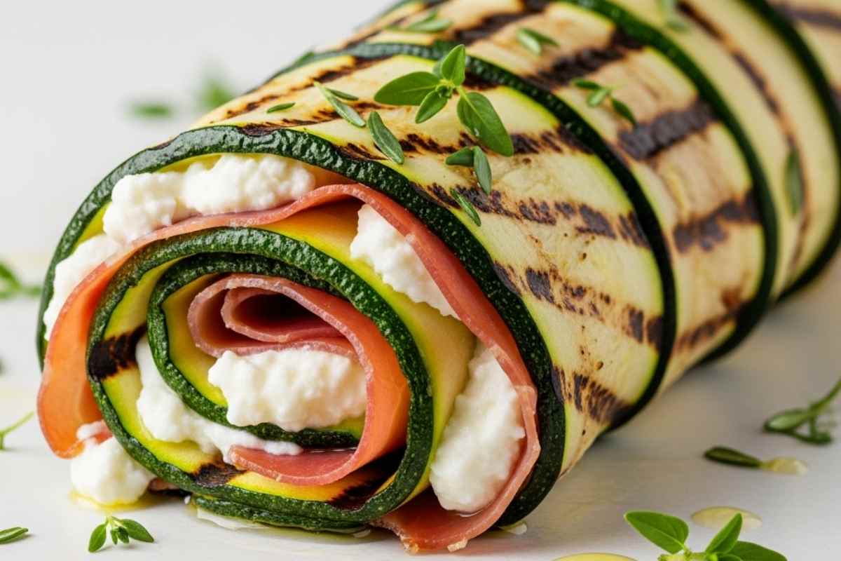 rotolo di zucchine freddo