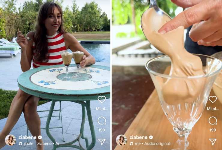 Benedetta Parodi prepara crema di caffè