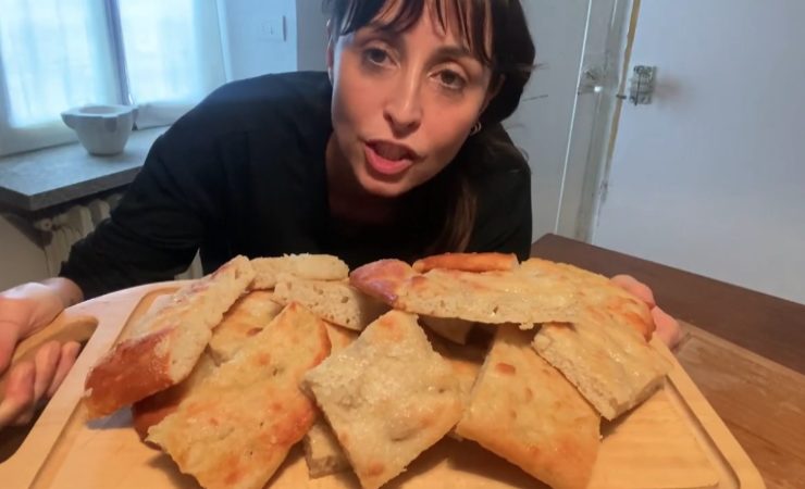 benedetta parodi con la focaccia dolce