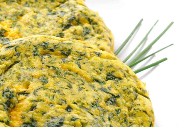 frittate di broccoli sovrapposte