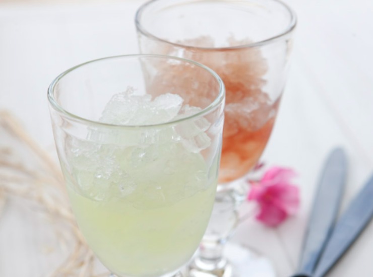 granita al limone e all'anguria