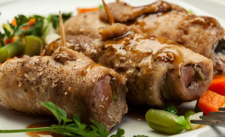 involtini di carne con verdure