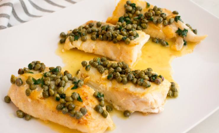 orata capperi e limone