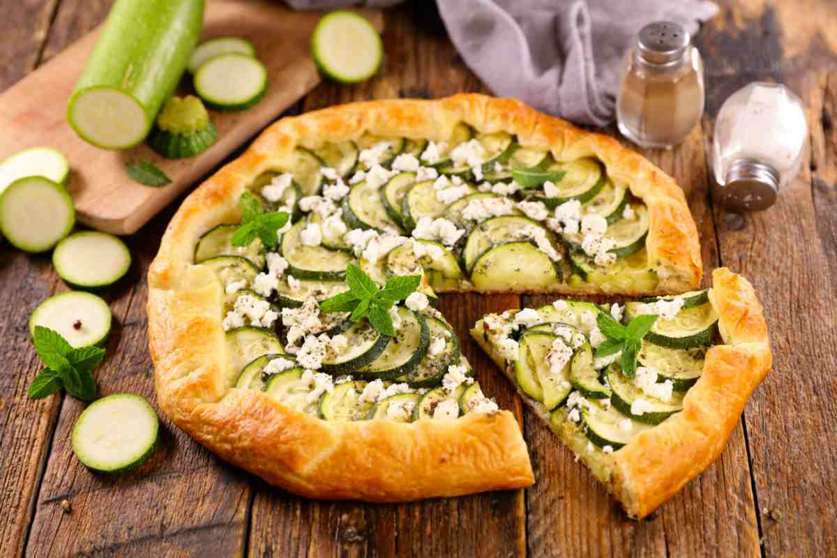 torta salata alle zucchine