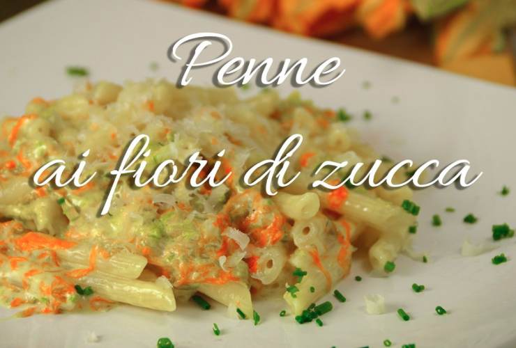 pennette ai fiori di zucca