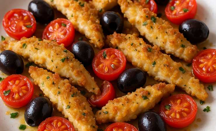 pollo pomodorini e olive