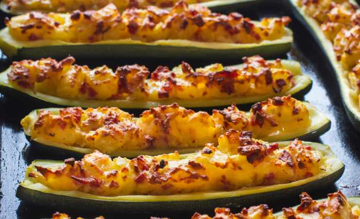 teglia di zucchine ripiene
