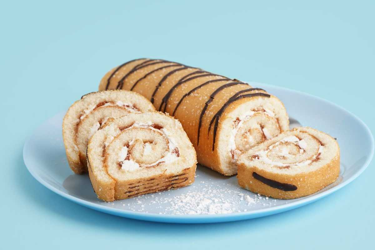 rotolo dolce farcito