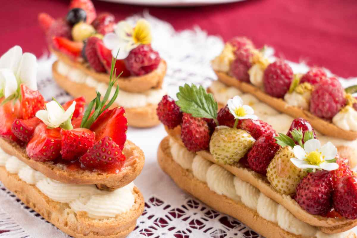 savoiardi crema e fragole