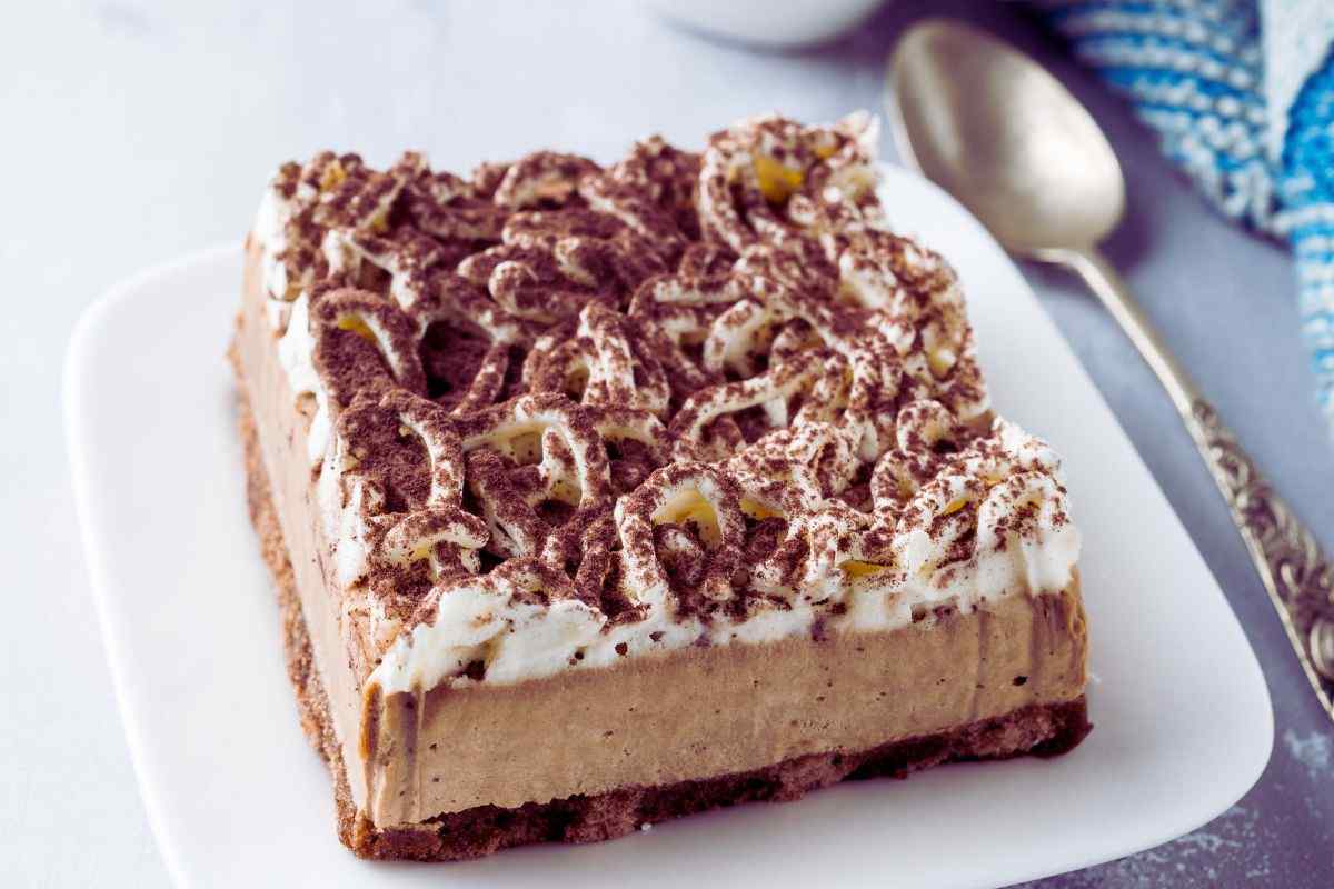 semifreddo al cacao con panna
