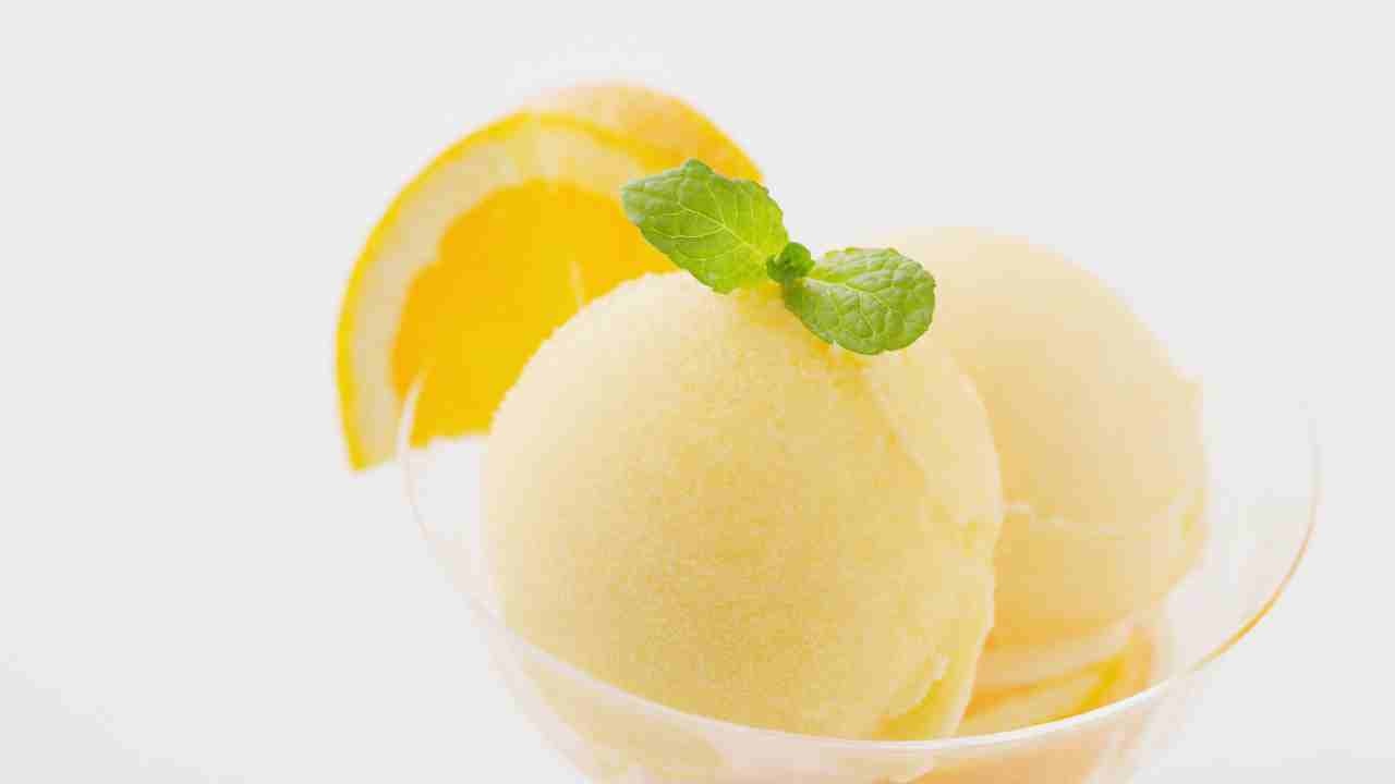 sorbetto al limoncello