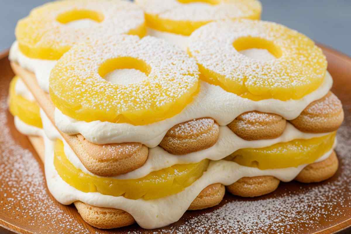 tiramisù con ananas
