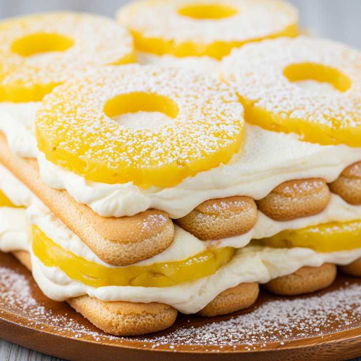 tiramisù con ananas