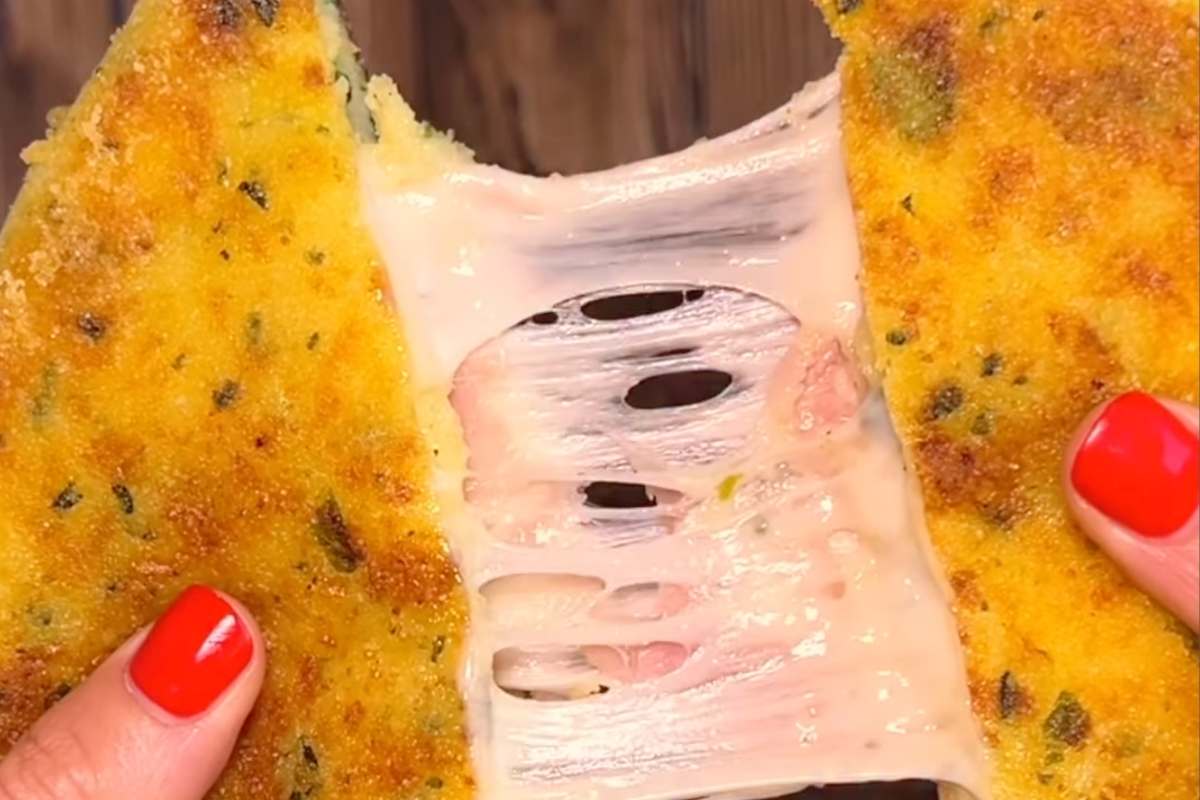 toast di zucchine filante