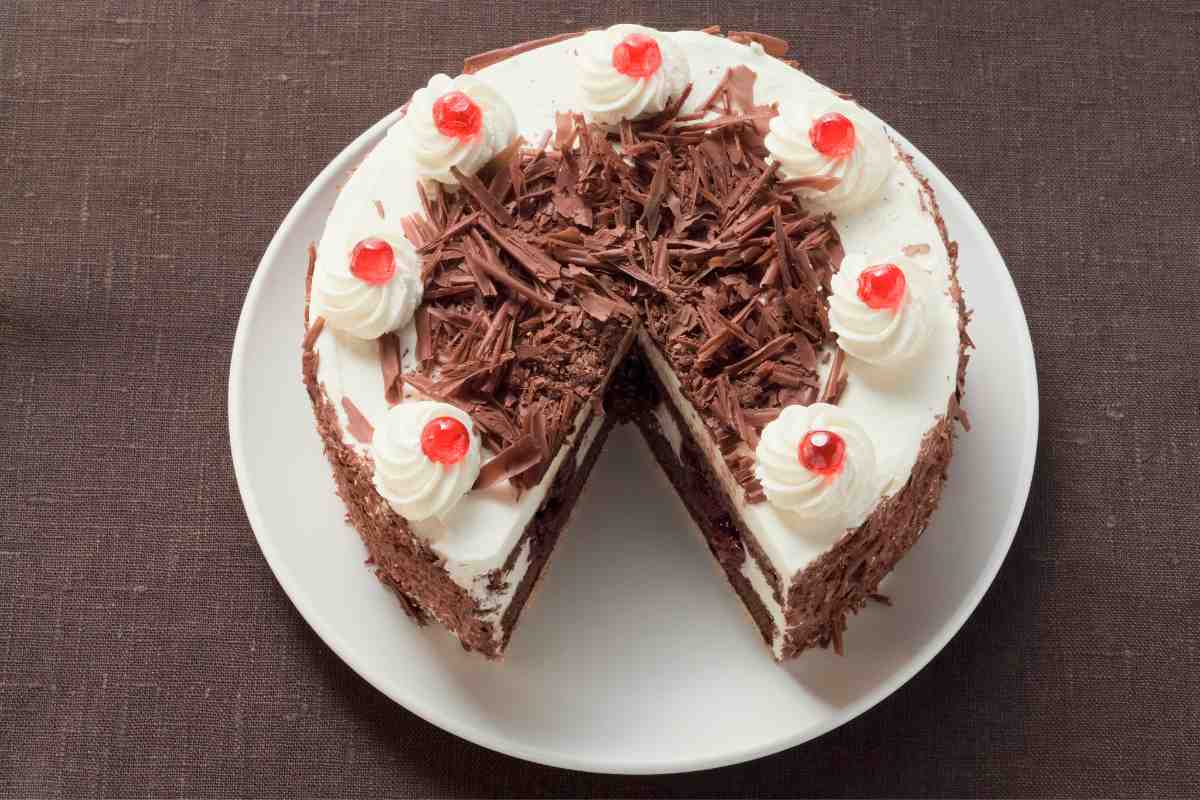 torta cioccolato e panna
