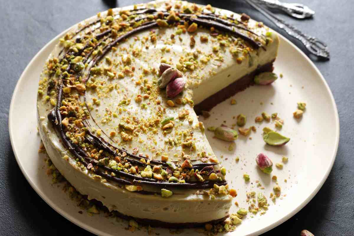 cheesecake al pistacchio