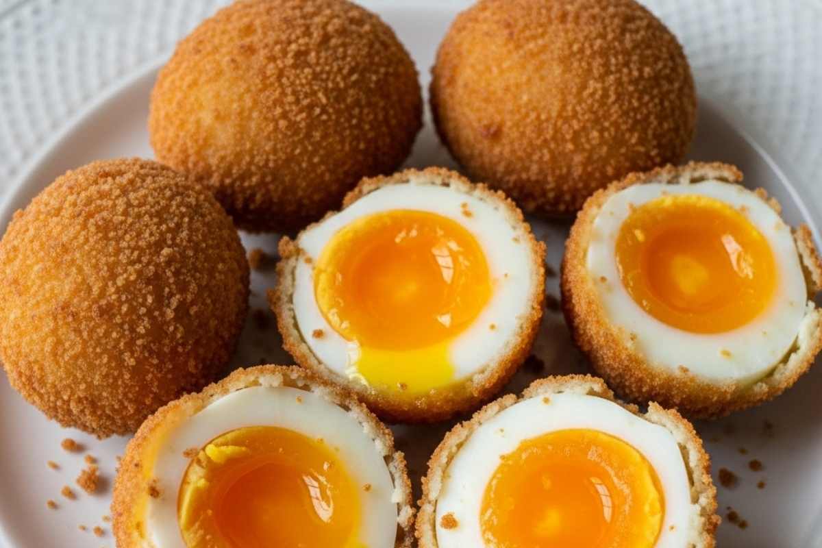 uova sode impanate e fritte
