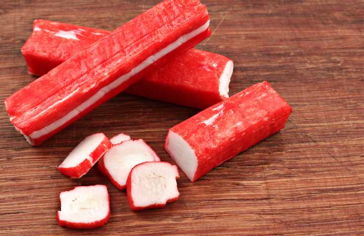 Surimi per delle chele di granchio