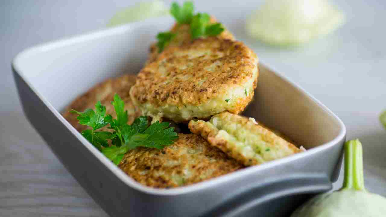Cotolette saporite di zucchine