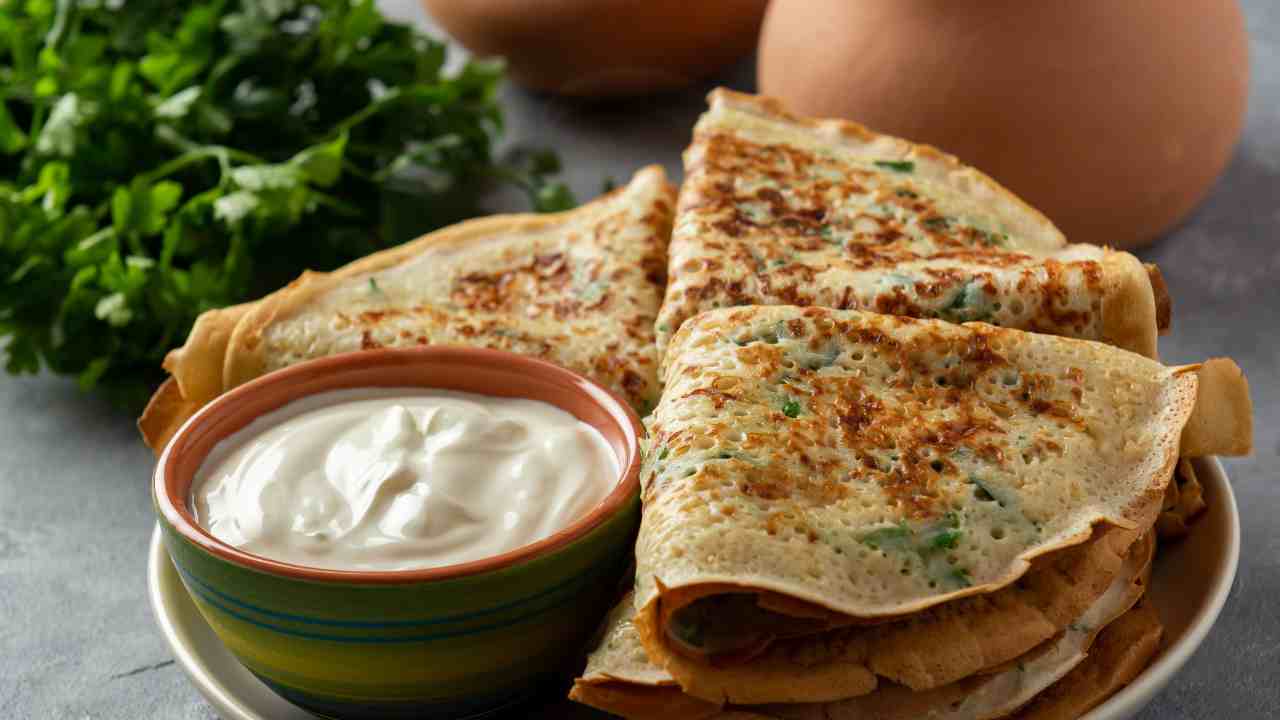 Crespelle salate con le verdure