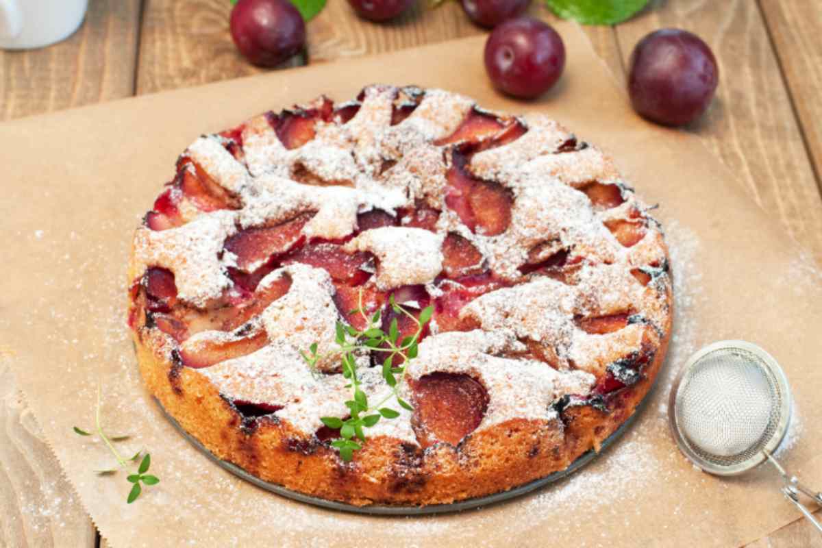 Torta con le prugne
