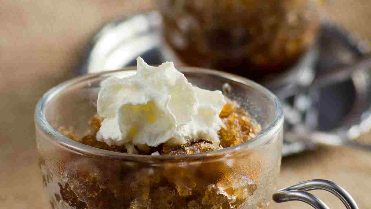 Granita cremosa al caffè