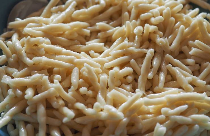 Delle trofie fresche da cucinare